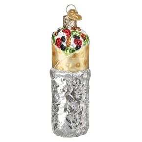 Old World Christmas Burrito Glass Blown Ornaments for Christmas Tree in Saudi Arabia
