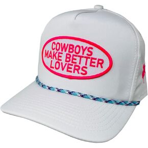 CACTUS ALLEY HAT CO. Cowboys Make Better Lovers Western Lifestyle Inspired Adjustable Snapback in Saudi Arabia