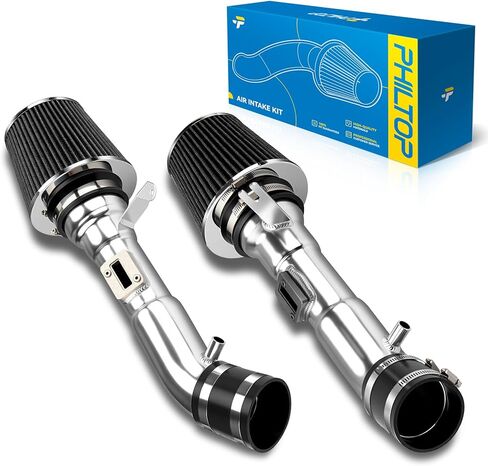 PHILTOP Air Intake Kit Compatible with 2009-2019 370Z, 2008-2013 G37 3.7L V6 Black in Saudi Arabia