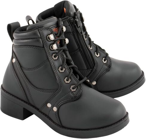 Milwaukee Leather Boy's Zipper Plain Toe Boot in Saudi Arabia