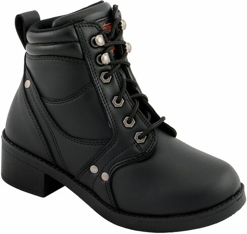 Milwaukee Leather Boy's Zipper Plain Toe Boot in Saudi Arabia