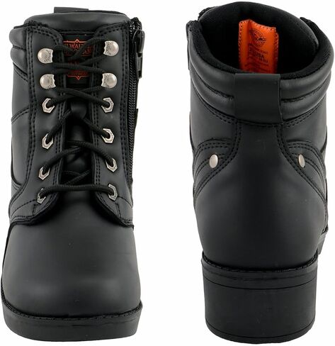 Milwaukee Leather Boy's Zipper Plain Toe Boot in Saudi Arabia