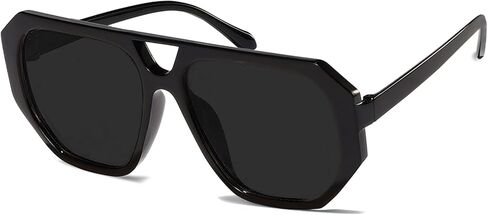 نظارات شمسية LOHO MAGICA مستطيلة الشكل، نظارات شمسية كلاسيكية للنساء والرجال، نظارات شمسية عصرية بإطار مسطح عتيق من السبعينيات in Kuwait