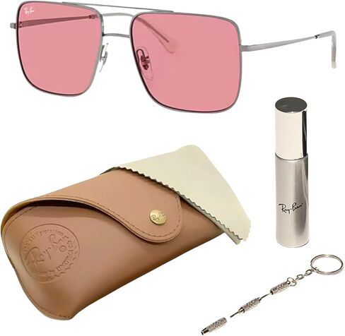 Ray-Ban RB3758 ARI Bio Square Square Shouldsists مع حزمة مجموعة النظارات الرسمية in Saudi Arabia