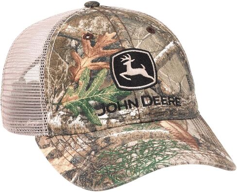 John Deere Men's Washed Edge Camo with Mesh Hat/Cap - LP69050 in Saudi Arabia