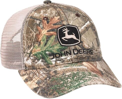 John Deere Men's Washed Edge Camo with Mesh Hat/Cap - LP69050 in Saudi Arabia