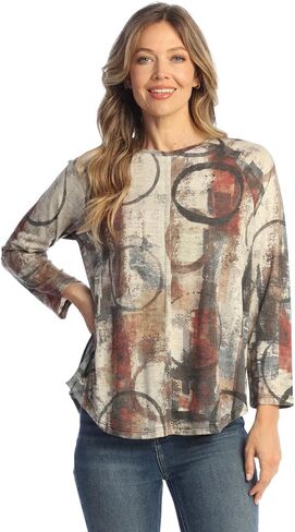 Jess & Jane Round Neck Front Seam Top - ST5 in Saudi Arabia