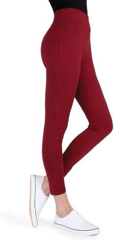 MeMoi Women's Comfort Cotton Blend Lightweight Leggings in Saudi Arabia