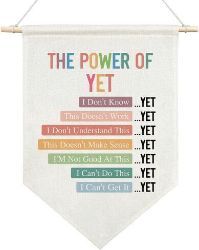 I'm So Glad You're Here Canvas Hanging Pennant Flag, Home School Classroom Kids Room Nursery Decor, Inclusive Classroom Banner, Inspirational Gifts for Family Friend Classmate BFF in Saudi Arabia