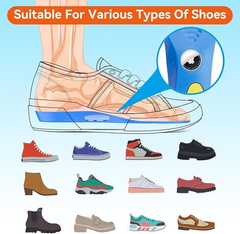 LandForce for AirTag Hidden Holder Insole Compatible with Apple AirTag,Tracking Device Insert Case for Kids Adults and Elderly,Secure Fit for Sneakers & Daily Shoes,Soft Inserts for Shoes(175-190mm) in Saudi Arabia
