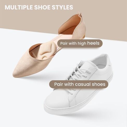 Pain Release Insoles Foot Protector Soft Thickening Metatarsal Foot Pads Non-Slip Forefoot Cushion Women in Saudi Arabia