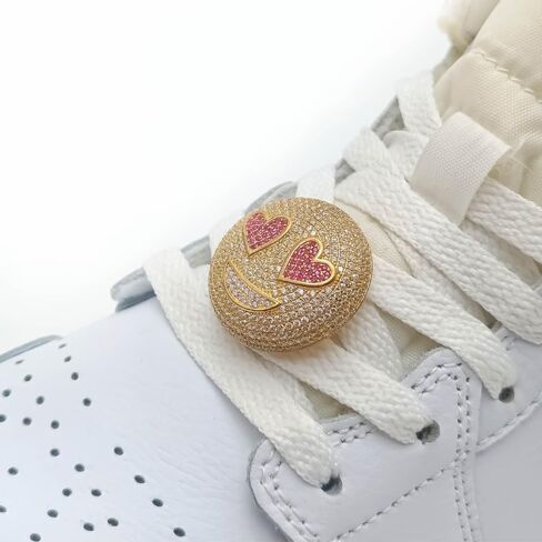 FADLAB Shoe Charms for Sneakers – Handcrafted Sneaker Charms with Bold Emoji-Inspired Designs and Gemstone Details – 2-Piece Set in Saudi Arabia