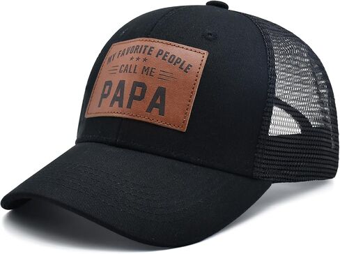 Papa Trucker Hat for Men, Father's Day Christmas Birthday Gifts for Dad from Daughter Son, Adjustable Baseball Cap in Saudi Arabia