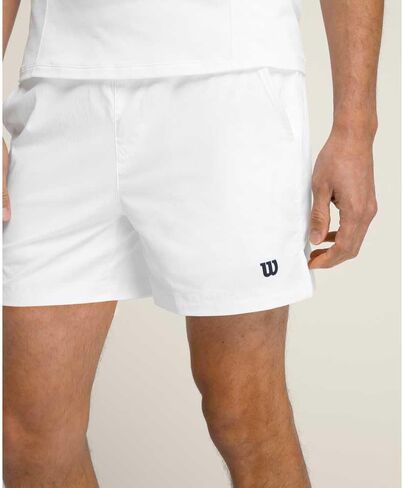WILSON Volley 6 Inch Mens Tennis Shorts Bright White Medium in Saudi Arabia