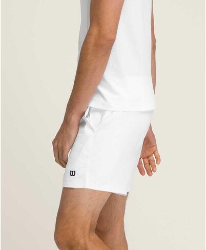 WILSON Volley 6 Inch Mens Tennis Shorts Bright White Medium in Saudi Arabia