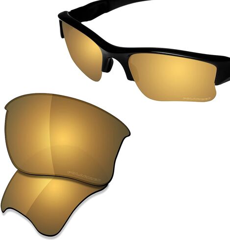عدسات بديلة ممتازة من SAUCER وأطقم مطاطية لسترة Oakley Flak XLJ | نظارات شمسية من Flak Jacket مقاس XLJ منخفضة الجسر in Kuwait