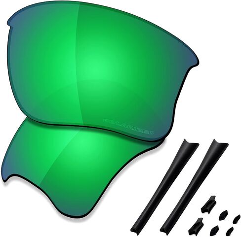 عدسات بديلة ممتازة من SAUCER وأطقم مطاطية لسترة Oakley Flak XLJ | نظارات شمسية من Flak Jacket مقاس XLJ منخفضة الجسر in Kuwait