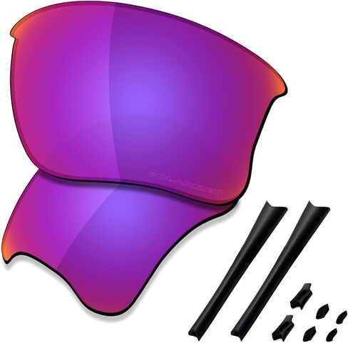 عدسات بديلة ممتازة من SAUCER وأطقم مطاطية لسترة Oakley Flak XLJ | نظارات شمسية من Flak Jacket مقاس XLJ منخفضة الجسر in Kuwait