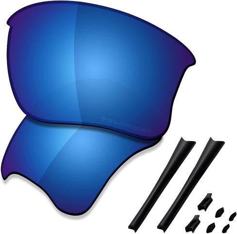عدسات بديلة ممتازة من SAUCER وأطقم مطاطية لسترة Oakley Flak XLJ | نظارات شمسية من Flak Jacket مقاس XLJ منخفضة الجسر in Kuwait