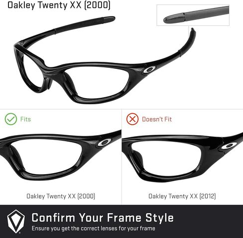 Revant Replacement Lenses Compatible With Oakley Twenty XX (2000), Non-Polarized, Flare Gold Mirrored in Saudi Arabia