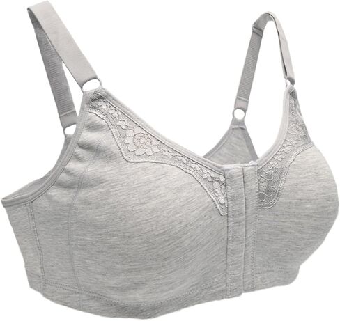 Oscrenia Wirefree Front Closure Cotton Bra for Women Non Padded Plus Size(34C-42DD) in Saudi Arabia
