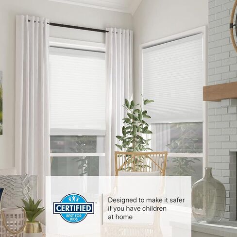 CHICOLOGY Cellular Shades – 28x84 Cordless Honeycomb Window Blinds, Morning-Mist | Energy Efficient | Light Filtering | Noise Reducing | Ideal for Bedrooms, Offices & Kitchens in Saudi Arabia