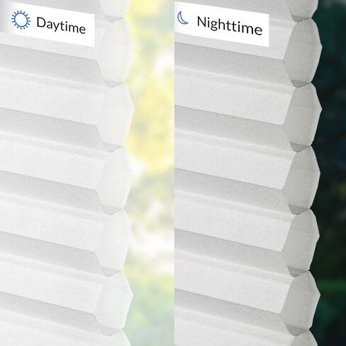 CHICOLOGY Cellular Shades – 28x84 Cordless Honeycomb Window Blinds, Morning-Mist | Energy Efficient | Light Filtering | Noise Reducing | Ideal for Bedrooms, Offices & Kitchens in Saudi Arabia