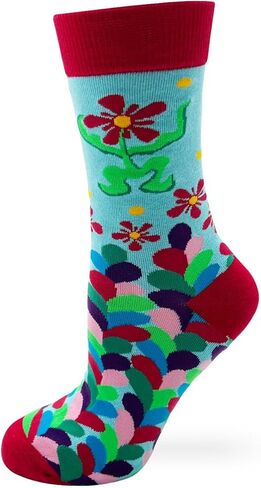 Fabdaz Make Today Your B-tch Funny Novelty Crew Socks for Women - 1 Pair, Multicolor in Saudi Arabia