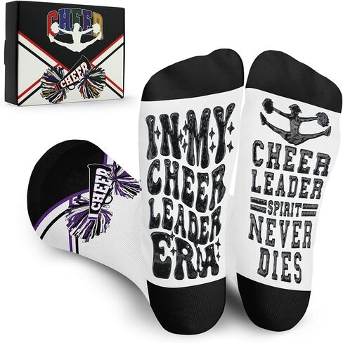 BMHHTM Cheerleader Socks for Girls Cheer Dance Socks Women Cheerleading Gifts for Team in Saudi Arabia