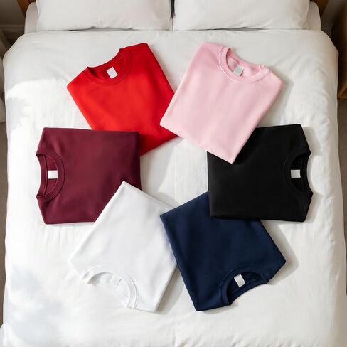 Valentine's Day Heart Sweatshirt for Women, Heart Sweater for Valentine, Love Graphic, Cotton Blend Fleece, Classic Fit in Saudi Arabia