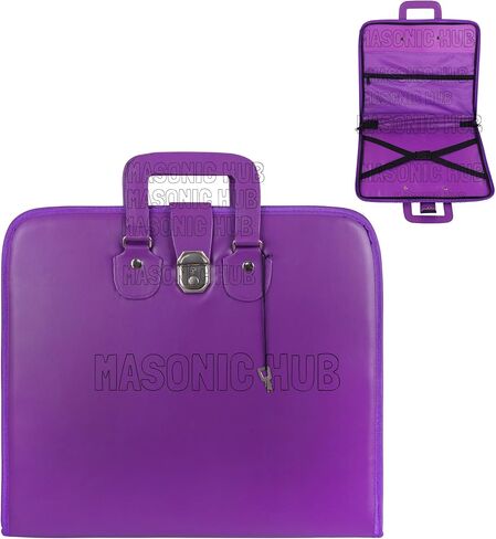 Masonic Regalia 5 Colours Faux Leather Masonic Apron Soft Case with Handle in Saudi Arabia