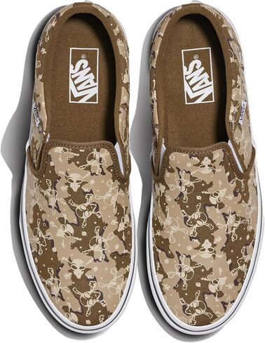 Vans Men's Asher Slip-on Shoes, Alien Skull Camo, 11 in Saudi Arabia