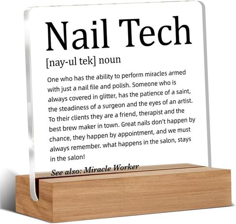 Chef Gifts for Men Women, Chef Definition Gift, Gifts for Chefs, Home Kitchen Decor, Desk Decor Acrylic Sign, 4 x 4 Inches in Saudi Arabia