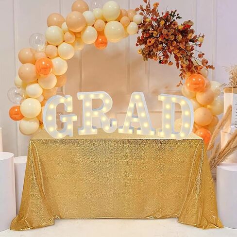 2026 LED Marquee Light Up Numbers, 4 LED Marquee Numbers for New Year Decorations 2026 graduation decorations，Class of 2026 Graduation Decorations Sign for Kindergarten Preschool High School College Wall Table Decor Party Supplies in Saudi Arabia