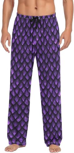 Galaxy Stars Mens Pajama Pants Nebula Starry Sky Lounge Bottoms Soft Sleep Pants L in Kuwait