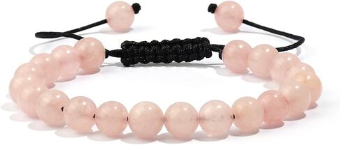 Gznzfjf 14K Gold Plated 4mm Natural Stone Adjustable Bracelet for Women ，Gem Charm Jewelry in Saudi Arabia