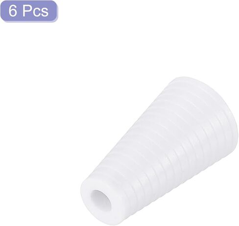 uxcell 6Pcs Cord Knobs, 19mm Window Blind Tassels Plastic Pull Cord Tassel Drops Pull End Pendant for Window Blinds Shade Curtain, White in Saudi Arabia