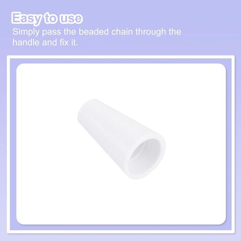 uxcell 6Pcs Cord Knobs, 19mm Window Blind Tassels Plastic Pull Cord Tassel Drops Pull End Pendant for Window Blinds Shade Curtain, White in Saudi Arabia