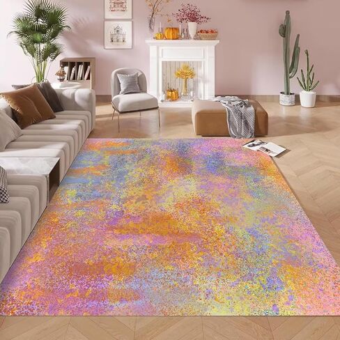 kxry Area Rugs 2X3 Feet, Unicorn Galaxy Soft Machine Washable Area Rugs Unicorn Galaxy Star Cloud Non Slip Foldable Floor Carpet for Living Room Bedroom Dining Room Dorms Nursery Rooms Office in Saudi Arabia