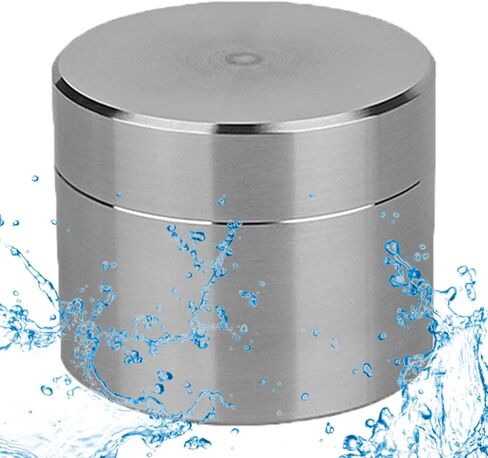 awakentti Stainless Steel Pill Case, Waterproof Pill Storage Box Travel, Larger Capacity, Advanced Protection, Travel Pill Organizer for Storing Daily Pill, Supplement (M) in Saudi Arabia
