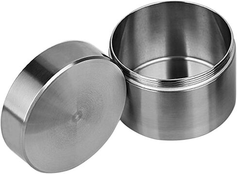 awakentti Stainless Steel Pill Case, Waterproof Pill Storage Box Travel, Larger Capacity, Advanced Protection, Travel Pill Organizer for Storing Daily Pill, Supplement (M) in Saudi Arabia