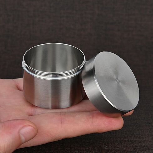 awakentti Stainless Steel Pill Case, Waterproof Pill Storage Box Travel, Larger Capacity, Advanced Protection, Travel Pill Organizer for Storing Daily Pill, Supplement (M) in Saudi Arabia