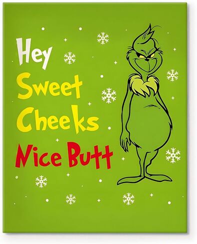 Christmas Movie Poster Print Wall Art, Funny Xmas Canvas Pictures Humorous Home Decorations, Merry Christmas Holiday Picture Painting Wall Decor for Bathroom Living Room Bedroom, Framed 8x10inch in Saudi Arabia