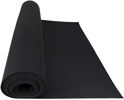 Mytee Products 20' x 27" Black Neoprene Floor Runners - Non Skid Bottom, Protect All Floor Surfaces - Reusable Neoprene Floor Mat with Slip-Proof Surface in Saudi Arabia