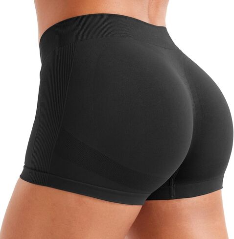 Yeoreo Women Womenout Strings Booty Shorts منخفضة الارتفاع 2.5 "Scrunch بعقب رفع راكب الدراجة النارية الصالة الرياضية الساخنة سبانديكس لليوغا الجري in Saudi Arabia