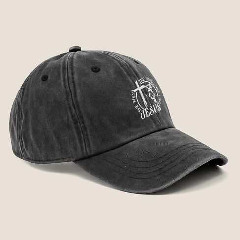 Jesus Truth Embroidered Cap Black in Saudi Arabia