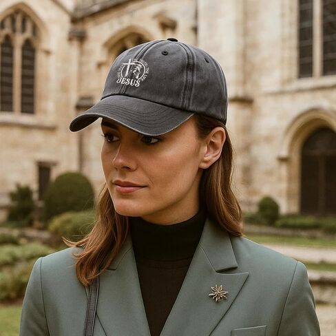 Jesus Truth Embroidered Cap Black in Saudi Arabia