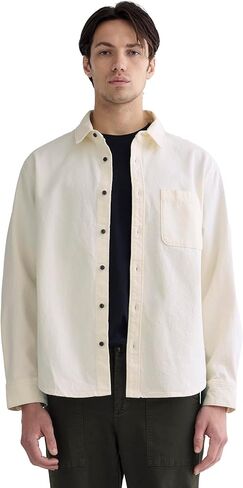 Everlane Mens The Canvas Organic Cotton Overshirt in Saudi Arabia