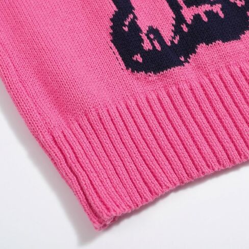 تي شيرتات نسائية بأكمام طويلة من OXKnit، قمصان كاجوال من القطن بنمط كلب مع نظارات in Kuwait