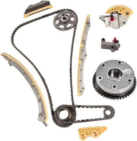 مجموعة سلسلة التوقيت 243212B620 مناسبة لمركبات [DOHC، L4 1.6L] Hyundai & Kia، تناسب Accent 12-20، Elantra، Kona، Sonata، Tucson، Optima 16-20، Forte، Seltos، Soul & More، استبدال جزء ما بعد البيع in Kuwait